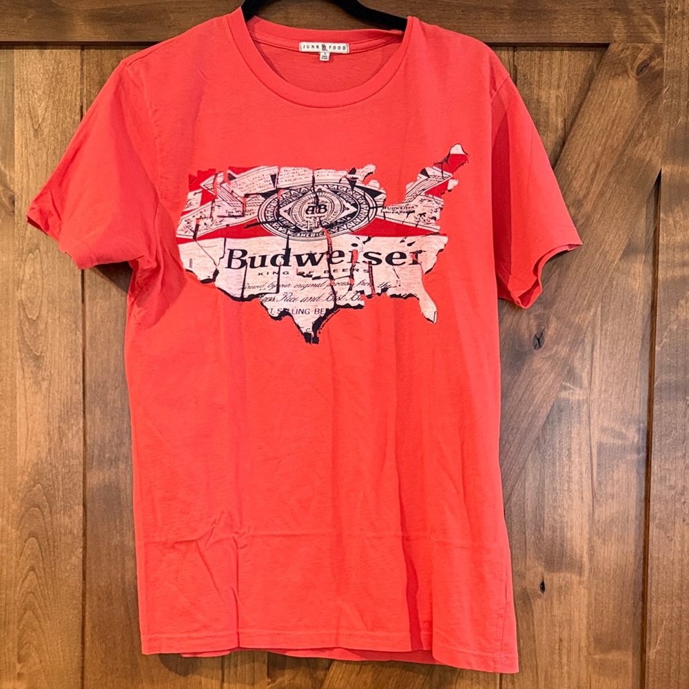 Junk Food Budweiser T Shirt